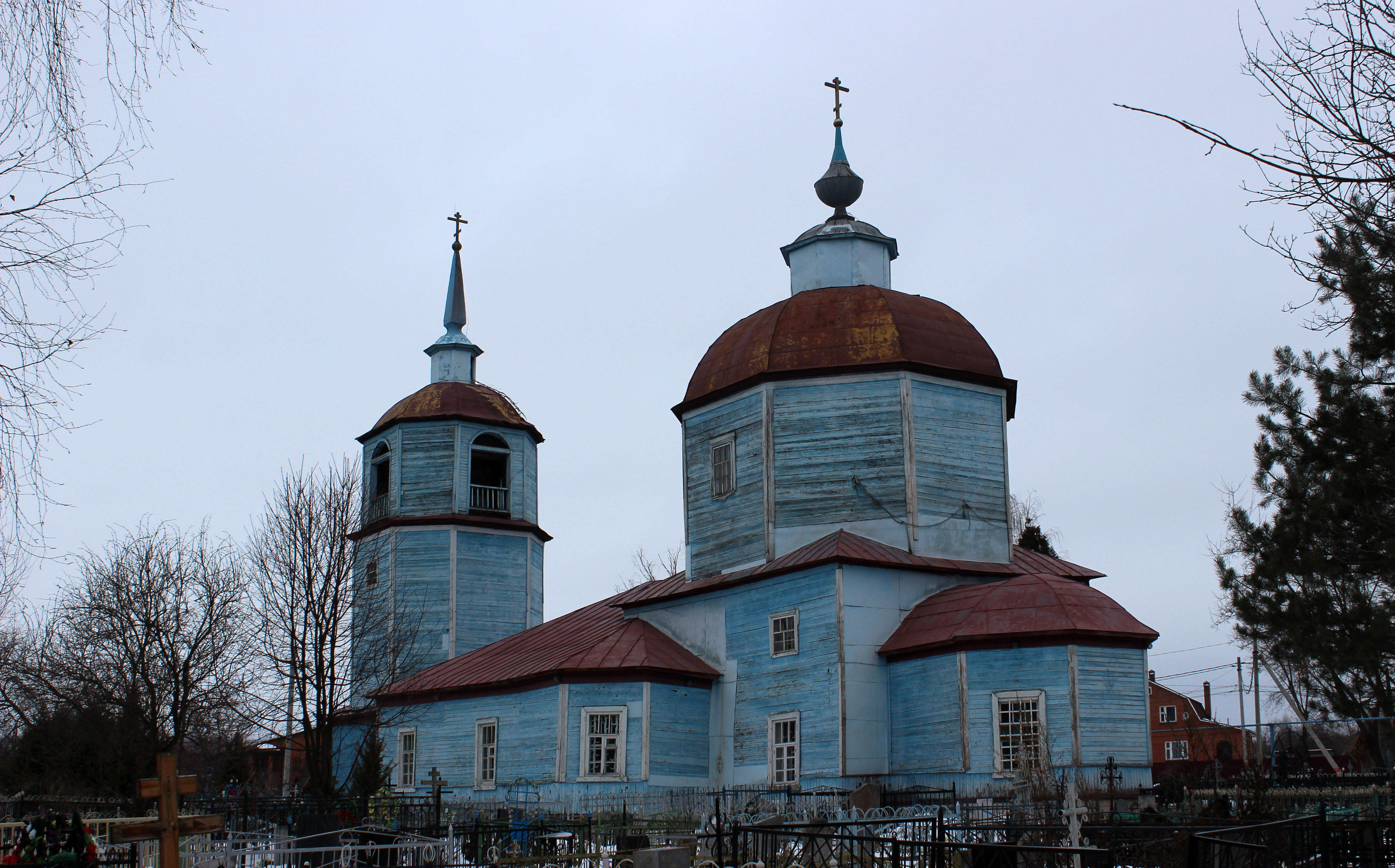 Церковь Казанской иконы Божией Матери в городе Луховицы Московской области